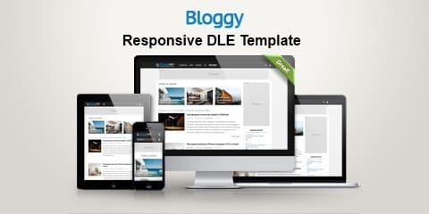 Bloggy - адаптивный блоговый новостной шаблон для DLE