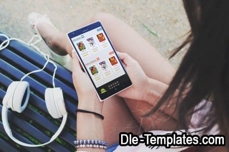 Super Apps - адаптивный android шаблон для DLE